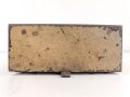 Kasten für Kehlkopfmikrofon in Selbstfahrlafetten und Panzern der Wehrmacht. Originallack, ungereinigt