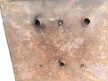 Kasten für Mikrofon und Kopfhörer  in Selbstfahrlafetten und Panzern der Wehrmacht. Originallack, ungereinigt