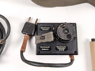Entfernungsmesser 36 Wehrmacht. Originallack, guter Zustand, Die Lagergabel fehlt, sonst Vollständig.