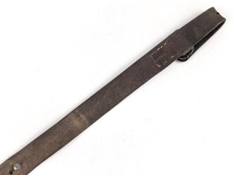 Österreich Gendarmerie ? , Gewehrriemen mit Stempel " Eigentum der Sicherheitswache Wien "