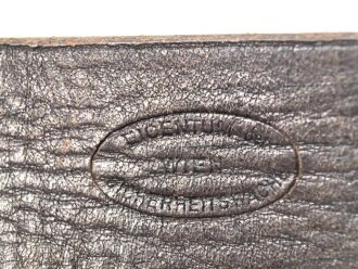 Österreich Gendarmerie ? , Gewehrriemen mit Stempel " Eigentum der Sicherheitswache Wien "