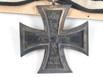 1. Weltkrieg, Vorläufiger Ausweis für das Eiserne Kreuz 2. Klasse, ausgestellt am 12.6.1917, dazu das Eiserne Kreuz