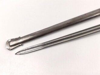 Preussen, Pallasch für Kürassiere Modell 1819 " Russische Form" Eigentumstück in sehr gutem Zustand, Ausführung in Eisen.  Klingenlänge 98cm