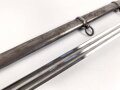 Preussen, Pallasch für Kürassiere Modell 1819 " Russische Form" Eigentumstück in sehr gutem Zustand, Ausführung in Eisen.  Klingenlänge 98cm