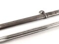 Preussen, Pallasch für Kürassiere Modell 1819 " Russische Form" Eigentumstück in sehr gutem Zustand, Ausführung in Eisen.  Klingenlänge 98cm