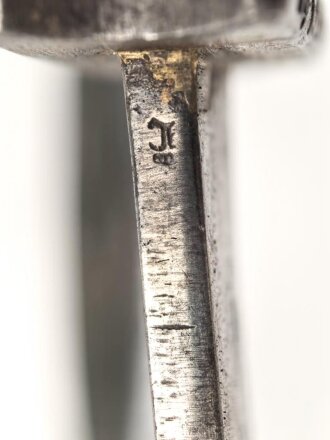1.Weltkrieg, Ersatz Seitengewehr ( EB32 / EB33) in gutem Gesamtzustand, Truppenstempel " GEB.B.VII 502"