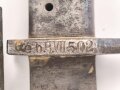 1.Weltkrieg, Ersatz Seitengewehr ( EB32 / EB33) in gutem Gesamtzustand, Truppenstempel " GEB.B.VII 502"