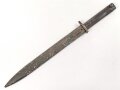 1.Weltkrieg, Ersatz Seitengewehr ( EB32 / EB33) in gutem Gesamtzustand, Truppenstempel " GEB.B.VII 502"