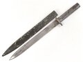 1.Weltkrieg, Ersatz Seitengewehr ( EB32 / EB33) in gutem Gesamtzustand, Truppenstempel " GEB.B.VII 502"