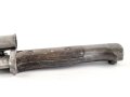 Kaiserreich, Seitengewehr Modell 84/98 mit Sägerücken. Auf dem Klingenrücken keine Abnahme, Kammerstempel "G.17.283". Guter Gesamtzustand
