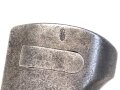 Kaiserreich, Seitengewehr Modell 84/98 mit Sägerücken. Auf dem Klingenrücken keine Abnahme, Kammerstempel "G.17.283". Guter Gesamtzustand
