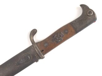 Kaiserreich,  Kurzes Seitengewehr 98 mit...