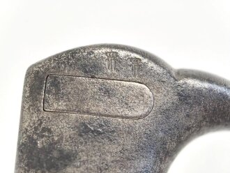 Kaiserreich,  Kurzes Seitengewehr 98 mit Sägerücken.  Kammerstück mit preussischer Abnahme von 1904, Kammerstempel " L.L. 11.31" "Lenk Luftschiff"  laut Jeff Nolls Liste