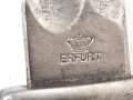 Kaiserreich,  Kurzes Seitengewehr 98 mit Sägerücken.  Kammerstück mit preussischer Abnahme von 1904, Kammerstempel " L.L. 11.31" "Lenk Luftschiff"  laut Jeff Nolls Liste