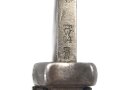 Kaiserreich,  Kurzes Seitengewehr 98 mit Sägerücken.  Kammerstück mit preussischer Abnahme von 1904, Kammerstempel " L.L. 11.31" "Lenk Luftschiff"  laut Jeff Nolls Liste