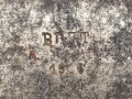 Frankreich 1. Weltkrieg, Machete datiert 1916, so anscheinend an französische Truppen aus dem Senegal ausgegeben. Eher schlechter Zustand, mit defekter Lederscheide