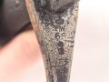 Preussen, Hirschfänger für Jägerbüchse Modell 1865, nicht ausgebuchst. Kammerstück mit Truppenstempel.