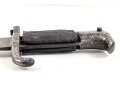 Preussen, Hirschfänger für Jägerbüchse Modell 1865, nicht ausgebuchst. Kammerstück mit Truppenstempel.