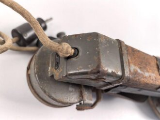 1. Weltkrieg, eiserner Armeefernsprecher , ungereinigtes Stück, Funktion nicht geprüft