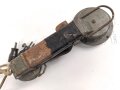 1. Weltkrieg, eiserner Armeefernsprecher , ungereinigtes Stück, Funktion nicht geprüft