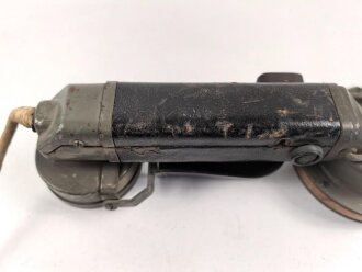1. Weltkrieg, eiserner Armeefernsprecher in sehr  gutem Gesamtzustand, Funktion nicht geprüft