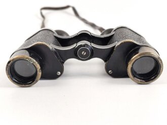 Ziviles Doppelfernrohr " Turact " 8 x 24 von Carl Zeiss Jena. So in den frühen 1930iger Jahre hergestellt. Klare Durchsicht, am Trageriemen