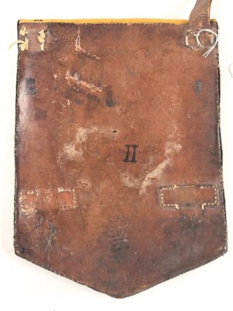 Kaiserreich, Säbeltasche , Kammerstück von 1875. Ungereinigt, unvollständig