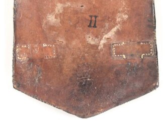 Kaiserreich, Säbeltasche , Kammerstück von 1875. Ungereinigt, unvollständig