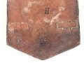 Kaiserreich, Säbeltasche , Kammerstück von 1875. Ungereinigt, unvollständig