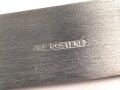 Vierteiliges Besteck " ABS Rostfrei" im Stil der Wehrmacht. vermutlich Nachkriegsproduktion . Sie erhalten einen ( 1 ) ungebrauchten Satz