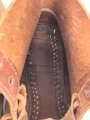 Paar Halbschuhe, ungeschwärztes Leder, Sohlenlänge 30cm, Alter und Herkunft unbekannt