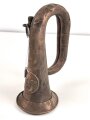Preussen, Signaltrompete in schlechtem Zustand. Messing, datiert 1916