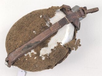 1.Weltkrieg, Feldflasche Modell 1910. Gebraucht, ungereinigt