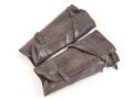 Paar lederne Gamaschen, zivile Ausführung, könnten so von einem Offizier getragen worden sein. Ungereinigtes Paar