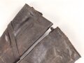 Paar lederne Gamaschen, zivile Ausführung, könnten so von einem Offizier getragen worden sein. Ungereinigtes Paar