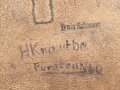 Kartentasche im Stil des 1. Weltkrieg, Eigentumstück, ungereinigt