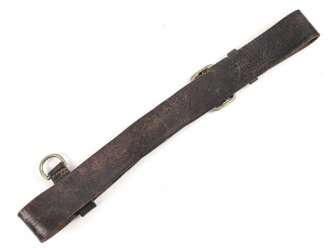 Zweidornkoppel für einen Offizier, höchstwahrscheinlich aus der Reichswehrzeit, Getragenes Stück, Gesamtlänge 98cm