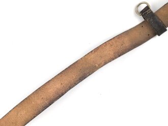 Zweidornkoppel für einen Offizier, höchstwahrscheinlich aus der Reichswehrzeit, Getragenes Stück, Gesamtlänge 98cm