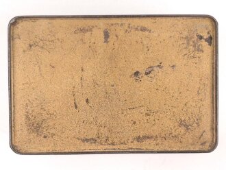 1. Weltkrieg,  patriotische Zigarettendose aus Blech " Constantin Kaiserpreis" Originallack, Maße etwa 10 x 15 x 4cm