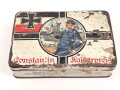1. Weltkrieg,  patriotische Zigarettendose aus Blech " Constantin Kaiserpreis" Originallack, Maße etwa 10 x 15 x 4cm