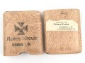 1. Weltkrieg,  Pappetui wohl für Zigarren " Eisernes Kreut, Roten Kreuz Oldenburg Landes Gruppe"" Maße etwa 8 x 11cm