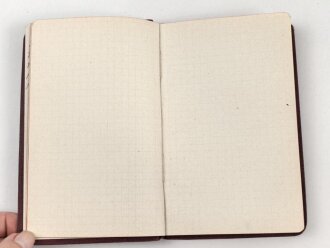 1. Weltkrieg, patriotisches Notizbuch mit Reichskriegsflagge, Maße etwa 9 x 15cm