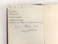 1. Weltkrieg, patriotisches Notizbuch mit Reichskriegsflagge, Maße etwa 9 x 15cm
