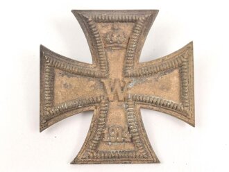 1. Weltkrieg, Eisernes Kreuz aus Buntmetall, ungereinigt,...