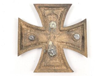 1. Weltkrieg, Eisernes Kreuz aus Buntmetall, ungereinigt,...