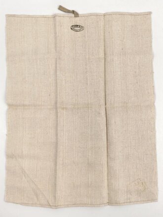 1. Weltkrieg Handtuch, Kammerstück von 1915, ungebraucht, Maße etwa 50 x 65cm
