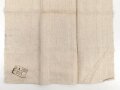1. Weltkrieg Handtuch, Kammerstück von 1915, ungebraucht, Maße etwa 50 x 65cm