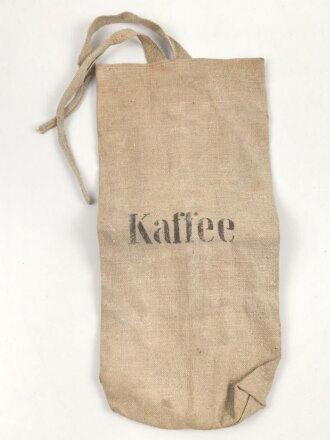 1. Weltkrieg , Sack für " Kaffee" Innen...
