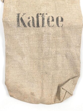1. Weltkrieg , Sack für " Kaffee" Innen 1915 gestempelt, Maße etwa 17 x 37cm