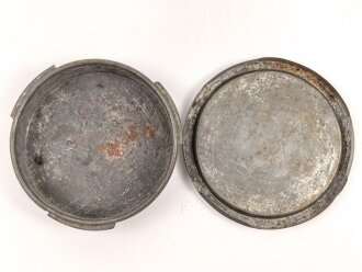 1. Weltkrieg  Butterdose / Fettdose aus Blech. Originallack, guter Zustand